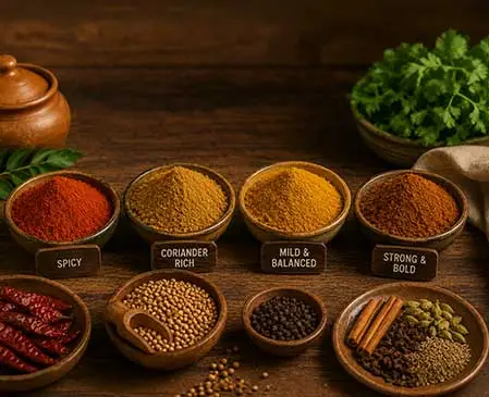 Types of Curry Powder